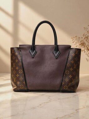 Authentic Louis Vuitton W PM Tote Monogram Leather Very Good Condition